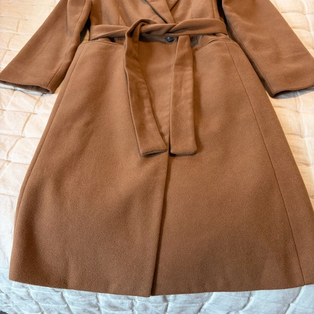 {a new day} Women's Tan Belted Coat - Picture 8 of 11